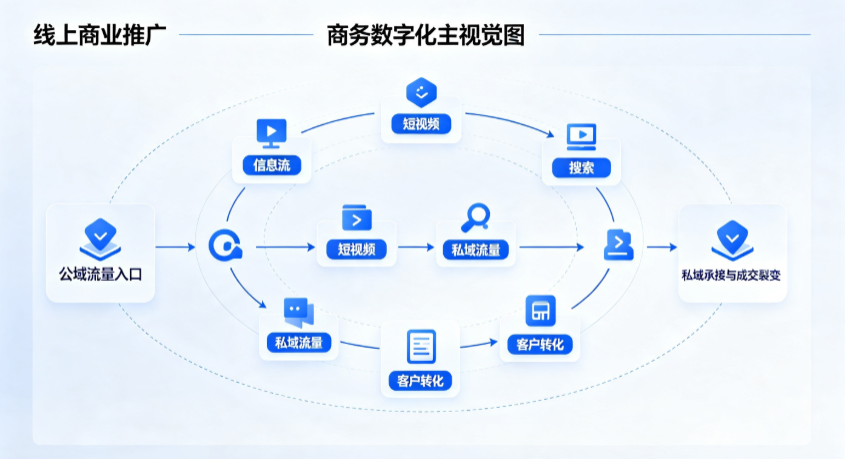 游仙区线上商业推广怎么做？全域流量闭环搭建与低成本转化实战指南